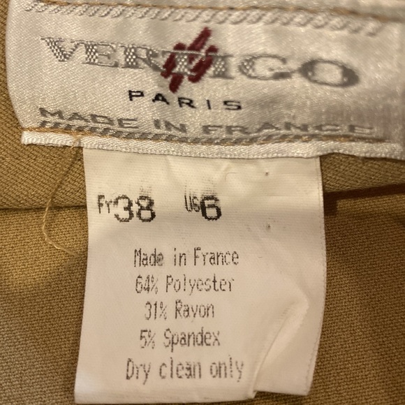 VERTIGO PARIS MADE IN FRANCE FITTED HIGH SLIT SKIRT - Picture 5 of 10